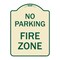 Signmission No Parking No Parking Fire Zone Heavy-Gauge Aluminum Architectural Sign, 24" x 18", TG-1824-23667 A-DES-TG-1824-23667 - alternate 1